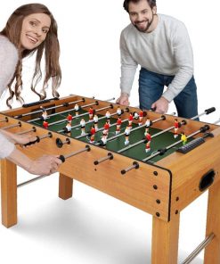 B08VGJYVRM Haieshop Foosball Table with 8 Levers/ 4 Footballs/Sliding Integrator for Kids and Adults