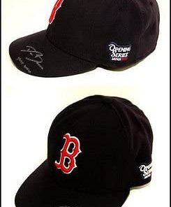 B009DNVPTK Dusty Brown Boston Red Sox Game Worn Japan Series Hat