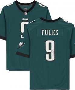 B08V36LY1B Nick Foles Philadelphia Eagles Autographed Green Nike Game Jersey with"SB LII MVP" Inscription - Autographed NFL Jerseys