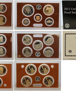 B0088YUWF8 2012 United States 14-coin Proof Set - OGP box & COA