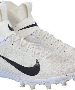 B08VGVD2BS Carson Wentz Philadelphia Eagles Autographed Game-Used White Nike Cleats vs. Atlanta Falcons on September 15, 2019 - Size 13 - Autographed NFL Cleats