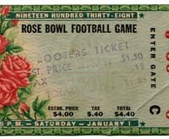 B0083X3SKA 1938 Rose Bowl Ticket Cal 13 Alabama 0