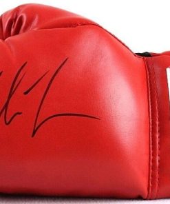 B08W2MVB71 Authentic Autographed Mike Tyson Red Everlast Boxing Glove (JSA COA)