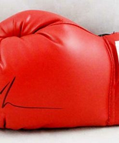 B08W2KRQ1B Authentic Autographed Mike Tyson Red Everlast Boxing Glove ~ JSA W Auth *Left