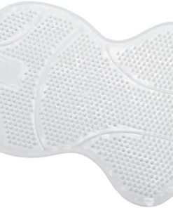 B002HVE9XO Ovation Perforated Silicon Anti-slip Half White Saddle Pad