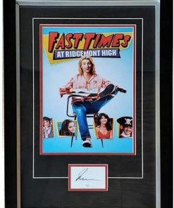 B08WRXJK8Q Fast Times At Ridgemont High 11X17 Movie Poster Deluxe Framed with Sean Penn Autograph - JSA