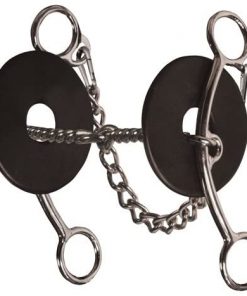 B0063Q6EJQ The Brittany Pozzi Collection by Professionals Choice Equine Twisted Wire Snaffle Bit Silver