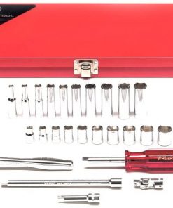 B002GKEZ94 Wright Tool 224 1/4" Drive 6 Point Standard and Deep Metric Socket Set (25-Piece)