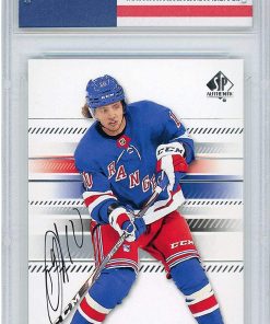 B08V3R5D33 Artemi Panarin New York Rangers Autographed 2019-20 SP Authentic #72 Card - Hockey Slabbed Autographed Cards