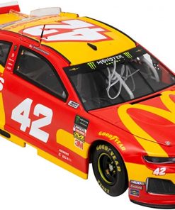 B08TWDLSGH Kyle Larson Signed Nascar Replica McDonald's Diecast Car BAS