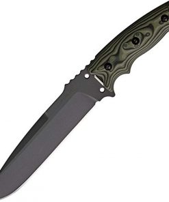 B005LZY7H6 Hogue, EXF01 7" Fixed Drop Point Blade Black Kote, G-10 G-Mascus Green
