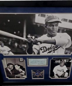 B08VHTS19P Jackie Robinson Hand Signed Autographed Personal Check Custom Framed Rachel LOA