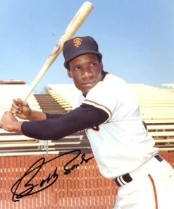 B00A4ERHUS Bobby Bonds (Dec.2003) Autographed/Original Signed 8x10 Photo Shown in San Francisco Giants Uniform (Father of Barry Bonds) - COA