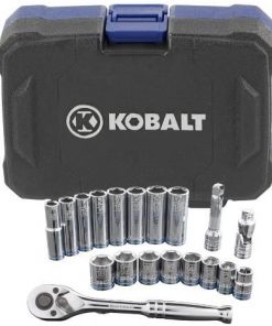 B0096GJPH8 Kobalt #0338525 19 pc. Metric Socket Tool Set