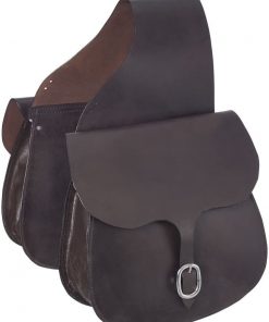 B002HW5EBE Tough 1 Leather Saddle Bag