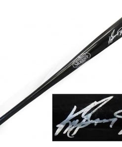 B08VFFK6RL Ken Griffey Jr. Signed Louisville Slugger Black Name Engraved Baseball Bat (Beckett)