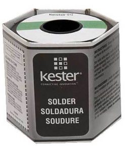 B005T8XYAQ Kester 24-6337-8834 No-Clean Cored Wire Solder Roll, 63/37 Alloy, 0.02" Diameter