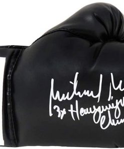 B08TP8MLJN Michael Moorer Signed Everlast Black Boxing Glove w/3x Heavyweight Champ