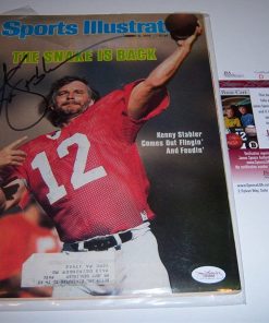 B004F8UOUE Ken Stabler Oakland Raiders,alabama Jsa/coa Signed Sports Illustrated - Autographed NFL Magazines