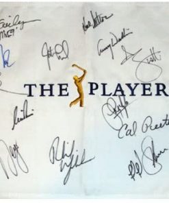 B0036PZXH6 The Players Championship (TPC) Golf Pin Flag Autographed by 17 Former Tournament Champions #3