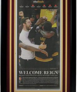 B08WC2G9PG Cleveland Plain Dealer Cavaliers 2016 NBA Champs LeBron Newspaper Framed 157841