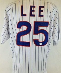 B08W2MZYGM Authentic Autographed Derrek Lee Cubs Majestic Jersey (JSA COA) Nl Batting Champ 2005
