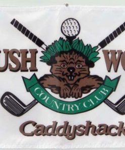 B08W2PFLR5 Authentic Autographed Chevy Chase Bushwood Country Club Flag (Caddyshack) ~ Beckett Auth