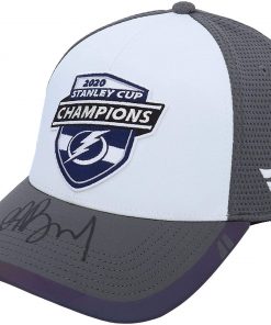 B08T6DNNZL Andrei Vasilevskiy Tampa Bay Lightning Autographed 2020 Stanley Cup Champions Locker Room Cap - Autographed NHL Hats