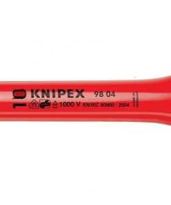 B005EXPG7U KNIPEX Tools - T-Socket Wrench, 10 mm, 1000V Insulated (980410)