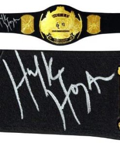 B007PWRFPY Hulk Hogan Signed Replica HWT Championship Belt - Autographed Wrestling Robes, Trunks and Belts