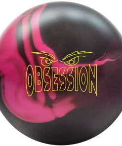 B08TMY5597 Hammer Obsession Bowling Ball - Black/Pink/Burgundy 12lbs