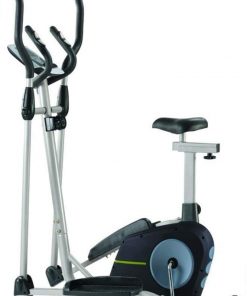 B08S6TGM92 DS-Wang Exercise Bike Cross Trainer Elliptical Machine Fitness Workout Cardio Training Machine Control Elliptical Trainer with LCD Monitor Magnetic Cardio Workout 105x61x158cm Indoor