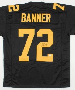 B08WC5CD21 Authentic Autographed Zach Banner Pittsburgh Jersey (Beckett COA) 2020 O ~ Line The Hulk
