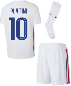 B08VRW54Q2 2020-2021 France Away Little Boys Mini Kit (Michel Platini 10)