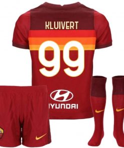B08TRJL77T 2020-2021 AS Roma Home Little Boys Mini Kit (Justin Kluivert 99)