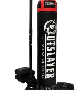 B007AOBP26 Outslayer Muay Thai Heavy Bag Stand 350lbs Capacity. Heavy Duty Punching Bag Stand with 4 Sand Bags