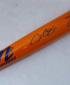 B08SYYVDNQ Alex Bregman Autographed Orange Marucci Game Model Bat Houston Astros Beckett BAS