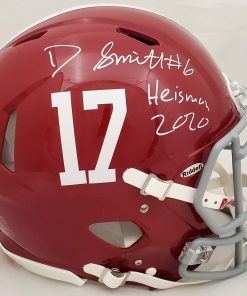 B08W3NMTZF Devonta Smith Autographed Alabama Crimson Tide Full Size Speed Authentic Helmet"Heisman 2020" Beckett Witnessed