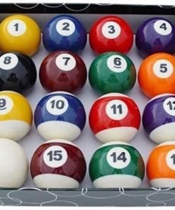 B08T6137JJ Mini Billiard Balls Complete Set Multi-Color Indoor Family Game Kids Sports Festival Birthday Gift