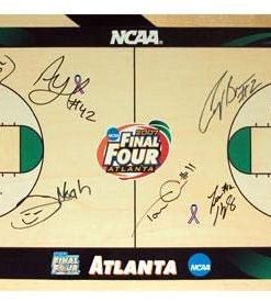 B003YGTZZI Florida Gators â€œStarting 5â€ (Brewer, Green, Horford, Humphrey, Noah) and Chris Richard Autographed Original Game-Used 2007 Final Four Court â€“ 1â€™x2â€² segment - Other Game Used MLB Autographed Items