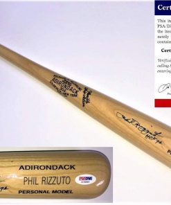 B08TF5H9YF Phil Rizzuto Signed - Autographed Adirondack Bat - New York Yankees - Deceased 2007 - PSA/DNA Certificate of Authenticity (COA)