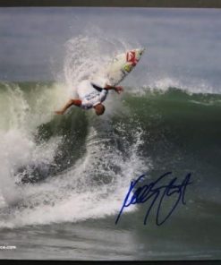 B0090QY6K0 Kelly Slater Signed Surfing Photo
