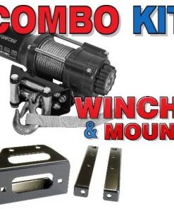 B0058E1KWK KFI Products SWCRZ Winch Combo Package - A3000 KFI 3000lb Electric Winch And 100660 Winch Mount For 2008-11 Polaris RZR