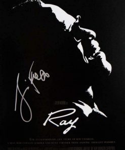 B08W2QYWNS Authentic Autographed Jamie Foxx Ray 11X17 Movie Poster ~ JSA W Auth *Silver