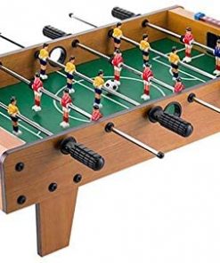 B08VGQ3Z5Z Haieshop Foosball Table Wooden Children Foosball Table Entertainment Games Table Indoor and Outdoor Interactive Recreational Toys