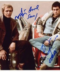B007ZEBUDK David Soul and Paul Michael Glaser Autographed 8x10 Starsky and Hutch Car Photo