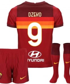 B08TRKYPDZ 2020-2021 AS Roma Home Little Boys Mini Kit (Edin Dzeko 9)