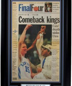 B08WPMM8KB Kentucky 1998 NCAA Champs Lexington Herald-Leader Newspaper Framed 157881