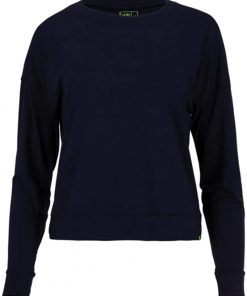 B08TRHX3MV Lucky In Love L UV Protection Hype Long Sleeve Top - Black