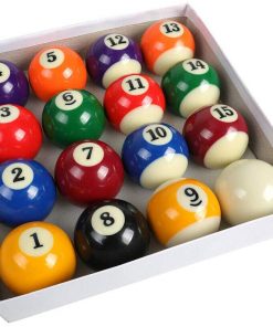 B08VYJFFJD N./A Pool Table Billiard Ball Set 2-1/4" Regulation Size Complete 16 Ball Sets - Art Number Style -Game for Children Adult Beginner Professional